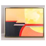 Acrylic on Board Signed Michael J Kurzer '1973