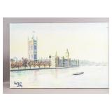 OOC Sgd Winston Churchill Galerie Mathias Fels