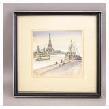 French Etching on Paper Signed George '03