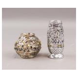 Vintage Israel 925 Silver Candle Sticks Holders 2