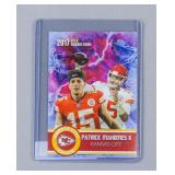 2017 Patrick Mahomes II Rookie Gold Card