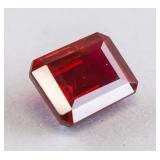 41.05ct Emerald Cut Red Natural Ruby