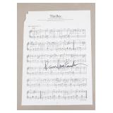 1963 Sheet Music Signed Paul Mccartney w/ COA