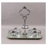 Victorian Silver-plated Motif Table Garniture