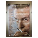 2002 David Bowie's Meltdown Original Poster
