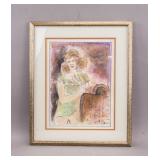 WC on Paper Signed Emil Nolde W.J. Burger Co.