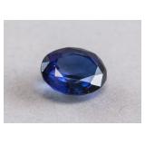 5.35ct Oval Cut Blue Natural Sapphire