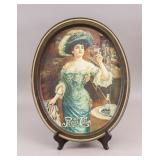 Vintage Oval Pepsi-Cola Metal Serving Tray