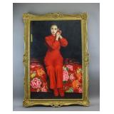 Chinese Oil on Canvas Unsigned Attr. Wang Yi-Dong