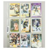 1990s Vintage NHL Cards 9pc
