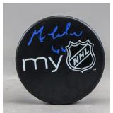 NHL Puck Signed Mario Lemieux