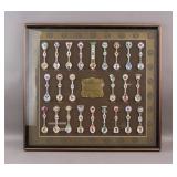 1988 Seoul Olympics Spoons Collection Limited COA
