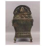 Antique Victorian Cast Iron Coal Bucket