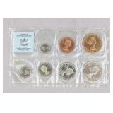 1965 New Zealand Coins 7pc Royal Mint London