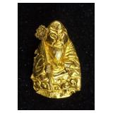 Fine Solid Gold Carved Buddha