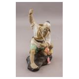 Chinese Pottery Shiwan Fisherman Mud Man Figurine