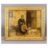 British Oil on Board Attr. Frederick Daniel Hardy