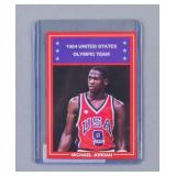 1984 USA Olympic Team Michael Jordan Card