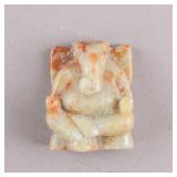 Vintage Hardstone Carved Elephant