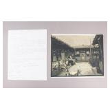 Vintage Multi-layer Papercut w/ Chinese Script