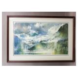 Large Lithograph on Paper Signed Nita Engle '1985