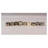 Vintage Silver-plated Napkin Holders 9pc