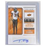 2018 Panini Contenders Tre Flowers Auto Card