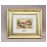 Vintage Italian Oil on Board Attr. G. Solni