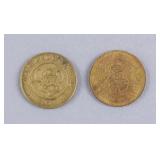 2004 Canadian Chuck E Cheese Token 2pc