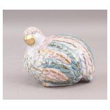 Vintage Toyo Japan Partridge Porcelain Sculpture