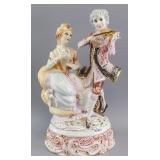 Ceramic Lamp Base Violinist Couple