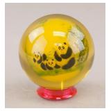 Chinese Panda Bear Ball w/ Box