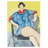 American Tempera on Paper Signed Milton Avery #91