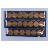 1952 Macau 10 Cents Coins 20pc