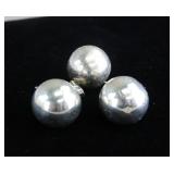 Silver-plated Chiming Call Pendants 3pc