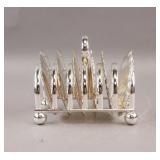 Vintage Silver-plated Six Slice Toast Rack