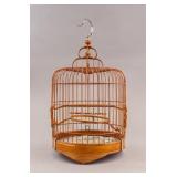 Chinese Bamboo Carved Bird Cage
