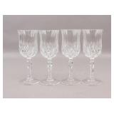 Vintage Royal Crystal Rock Cordial Glasses 4pc