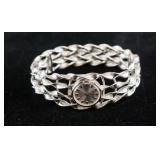 Vintage Sandoz Twisted Link Bracelet Watch