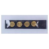 1977 - 1980 Hong Kong 50 Cents Coins 5pc