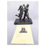 Bronze Sculpture Signed Botero Mambo 1/8 '2003 COA