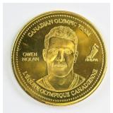2002 Owen Nolan Canadian Olympic Team Coin