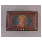 Antique Biscuit Brass Tin Box