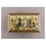 Antique Persian Khatam Kari Marquetry Box