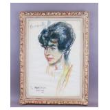 Pastel on Paper Signed Joseph Oppenheimer '1960
