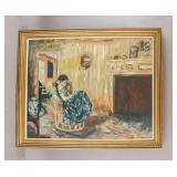 Canadian Oil on Canvas Signed J. Calot '1973