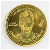 2002 Chris Pronger Canadian Olympic Team Coin