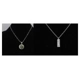 Vintage Silver-plated Necklaces 2pc