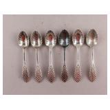 Vintage Japanese Silver-plated Teaspoons 6pc