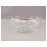 UK Falstaff Silver-plated Glass Salad Bowl w/ Box